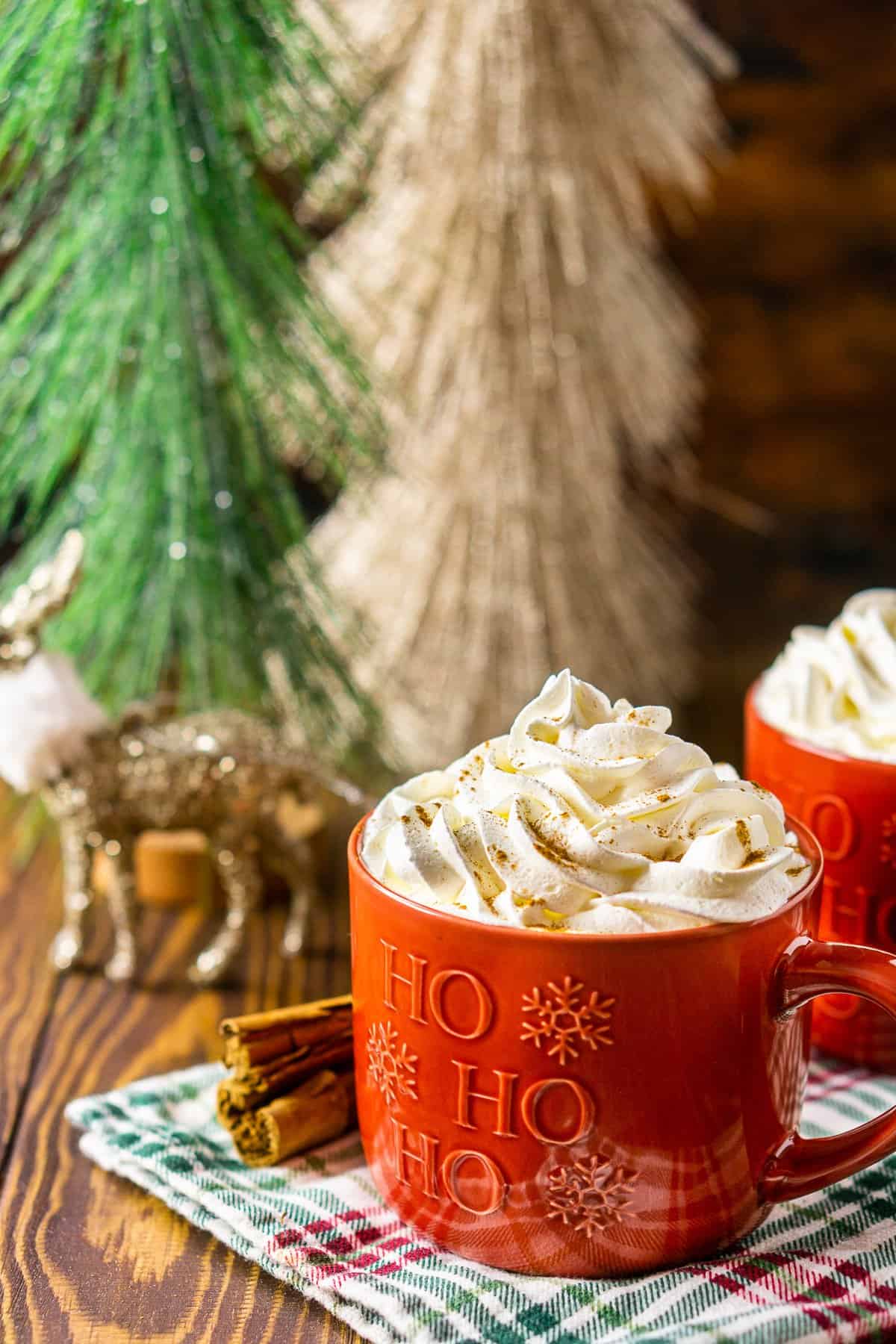 homemade gingerbread latte