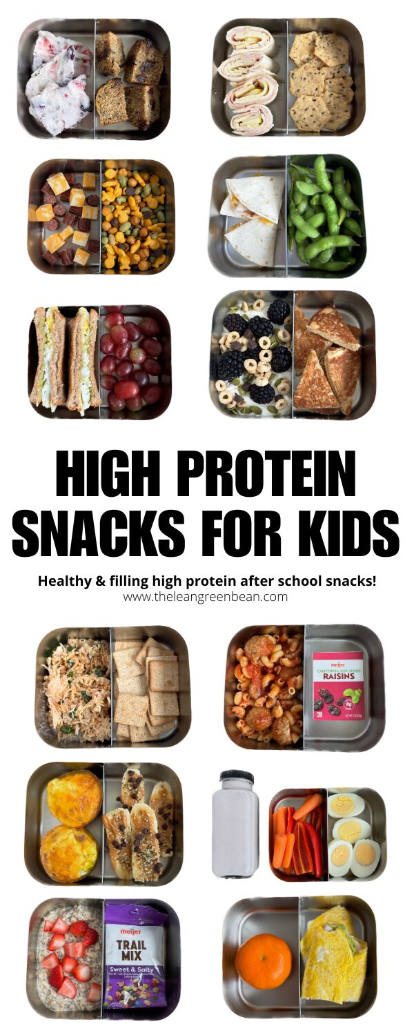 These high protein after school snacks for kids are perfect for keeping kids full and satisfied until dinner time!