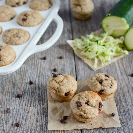 healthy oatmeal zucchini muffins