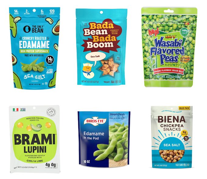 high protein vegan bean snacks
