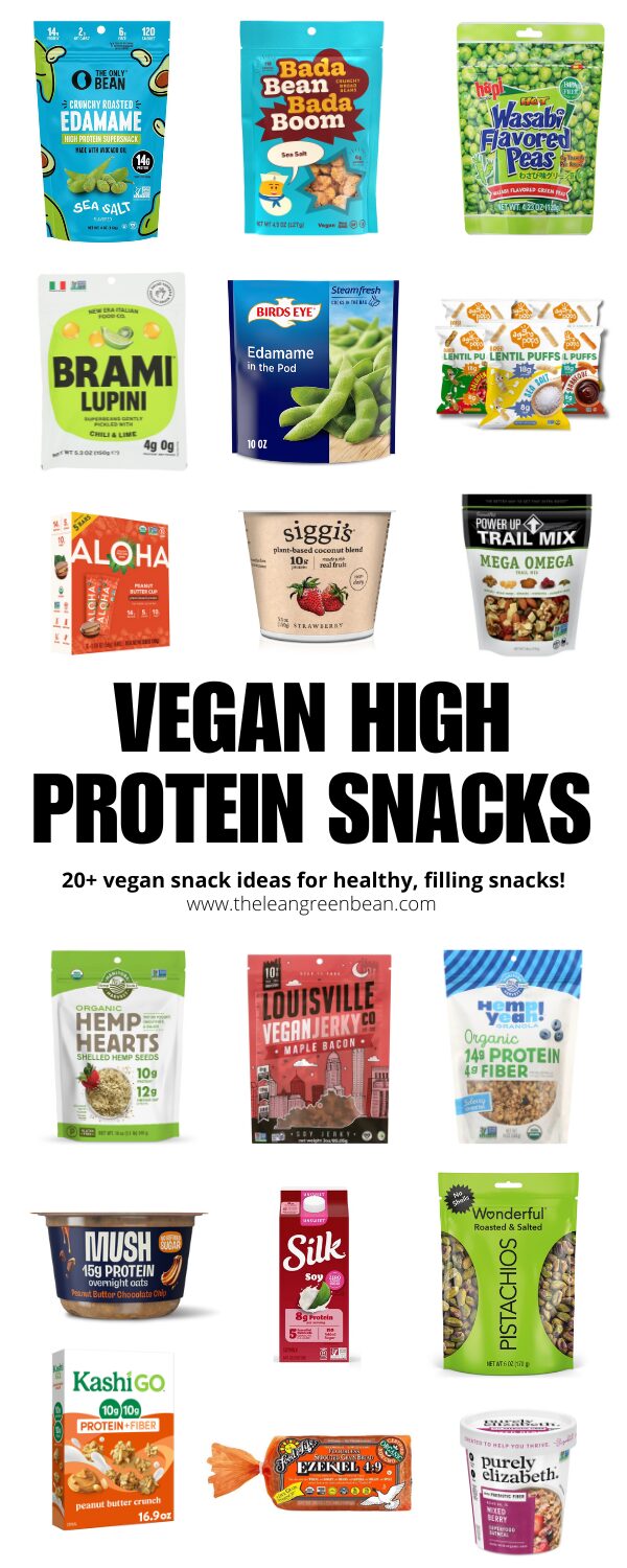 These high-protein vegan snacks are great for both adding to meals and pairing together for satisfying, high-protein snacks.
