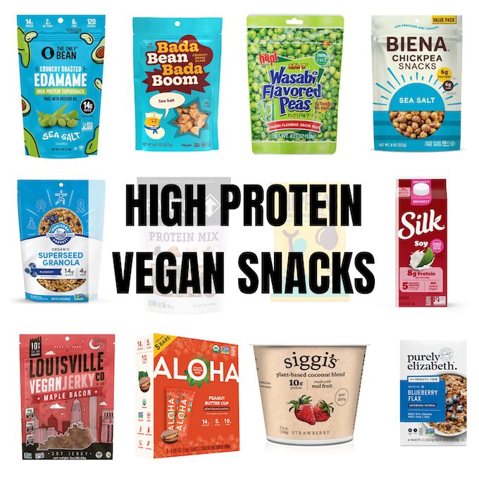 high protein vegan snacks