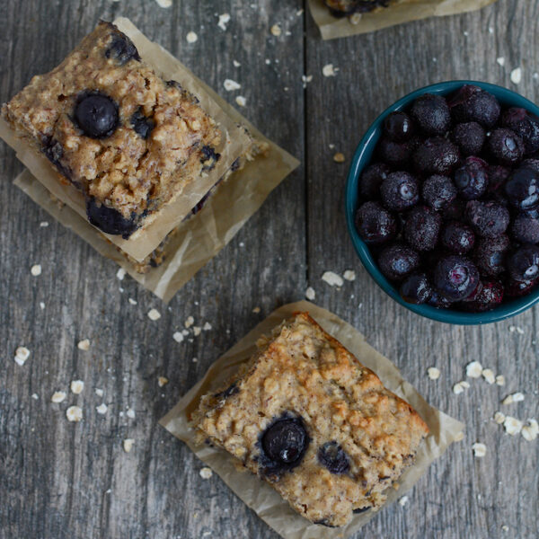 blueberry oat breakfast bars